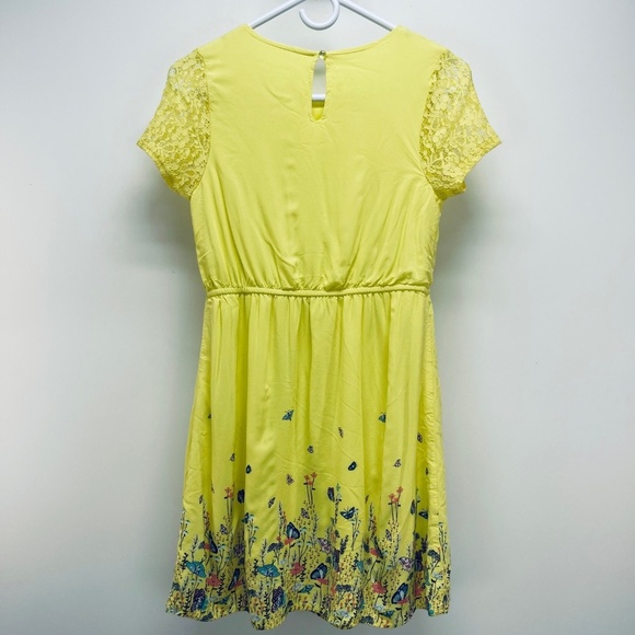 So Women’s Casual Short SunDress Floral Yellow Size XL - Picture 11 of 11